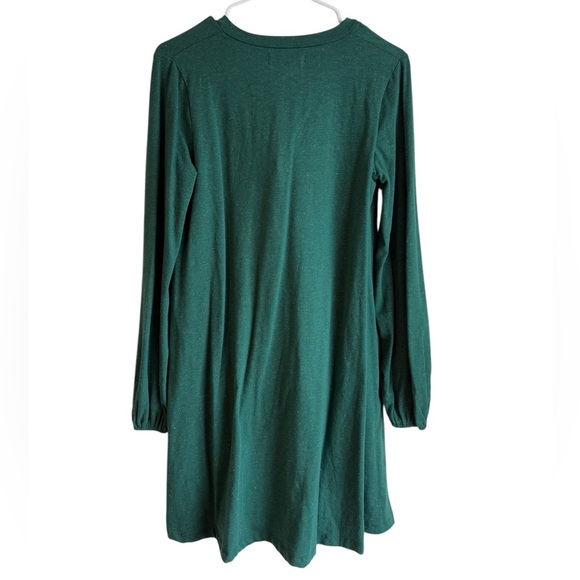 WVN Serena Long Sleeve Green Shift Dress Size Small NWT - Picture 2 of 11